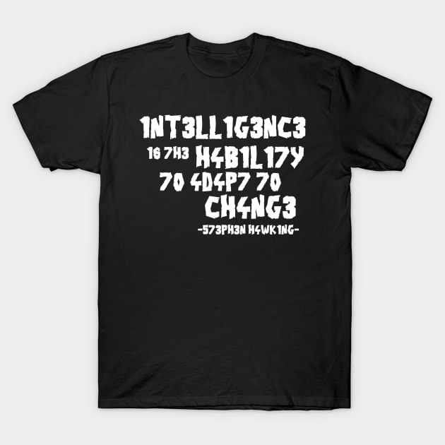 stephen hawking T-Shirt by ramonagbrl